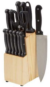 Amazon Basics Kitchen Knives Set
