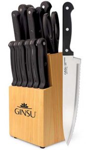 Ginsu kiso kitchen knives set