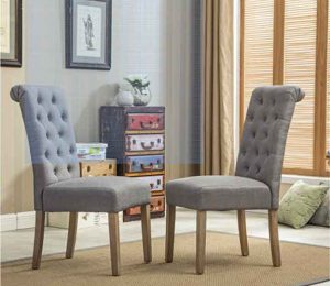 Roundhill-Furniture-Habit Parsons Dining Chair